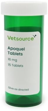Apoquel (oclacitinib Tablet) for Dogs, 16 mg, 15 Tablets