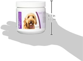 Healthy Breeds Goldendoodle Multivitamin for Dogs - Vet Recommended Daily Supplement - Bacon Flavored - 60 Soft Chews