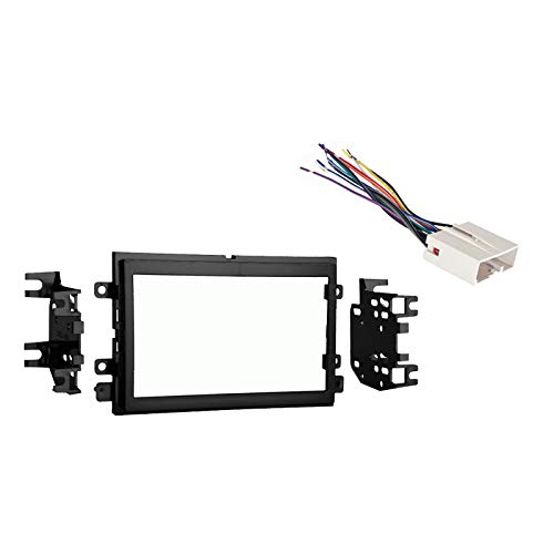 Harmony Audio Compatible with Ford Freestar 2004 2005 2006 2007 Double DIN Stereo Harness Radio Install Dash Kit Package