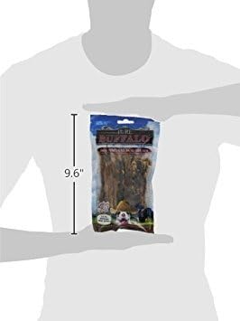 Loving Pets Pure Buffalo Lung Steaks – Natural Single Ingredient Buffalo Dog Treats – High Protein Chewy Dog Snacks for Everyday Reward – Grain Free, Long-Lasting Treats for Small, Medium & Large Dogs
