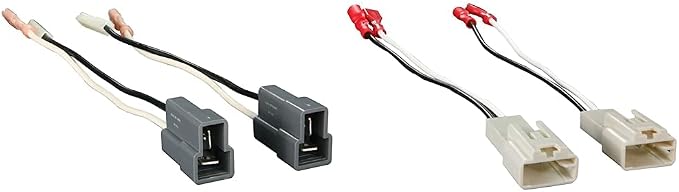 Metra 72-9301 Speaker Connector for Select Toyota/Mitsubishi Vehicles & Metra 72-8104 Speaker Connector for Select Toyota Vehicles