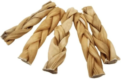 Pets Plus Premium Dog Treats – 3-Pack Braided Cheek Collagen Sticks for Dogs – Long-Lasting, Natural, High Protein Chew – Rawhide Alternative for Medium & Large Dogs
