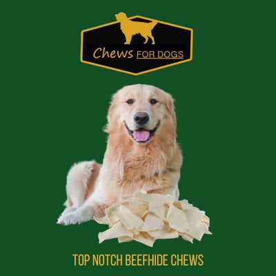 Chews for Dogs Premium Rawhide Chips – Natural Long Lasting Treats (8 Pounds)