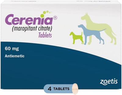 Cerenia (maropitant Citrate) for Dogs, 60 mg (Blue), 4 Tablets