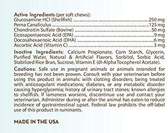 Healthy Breeds Brussels Griffon Z-Flex Minis Hip and Joint Support Soft Chews 60 Count