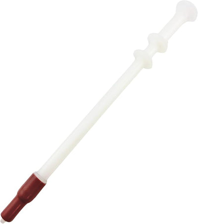 Pill Shooter for Cats and Dogs – Soft Tip Pet Piller for Easy Medication Delivery | Pill Gun Dispenser Tool for Small or Large Pets | Upgraded H- Bar Design Reusable Syringe Device – Red, 1-Pack