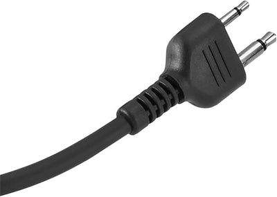 Cobra Premium Dynamic Replacement CB Microphone with Push-to-Talk (Black) – 2 Pin Lapel Speaker Mic Compatible with HH50WXST and HHRT50 CB Radio Models (PMR-SM)