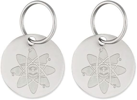 Shield Tag - Natural Flea & Tick Repellent Collar Tag for Dogs & Cats - Waterproof, Lasts 12 Months - Stainless Steel Pendant - Small/Regular Tag Bundle (2 Pack)
