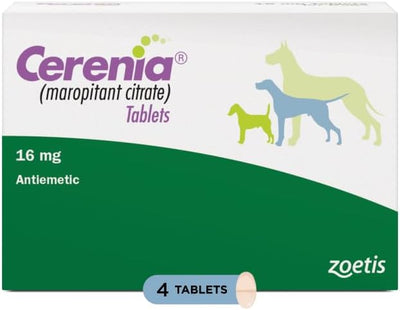 Cerenia (maropitant Citrate) for Dogs, 16 mg (Green), 4 Tablets