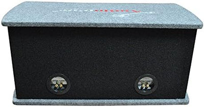 AUDIOPIPE APSQ-120ET 12-inch Edge Extension Technology PP Cone Woofer High Performance Sealed Bass Enclosure 2 Ohms Stereo 2" 4-Layer Dual Voice Coil BASV