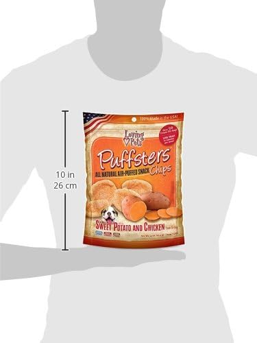 Loving Pets Puffsters Potato Chicken Treats for Dogs (4 oz) (Pack of 2)