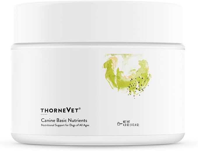 ThorneVet Canine Basic Nutrients Powder – Multivitamin Support for Dogs, 90 Scoops