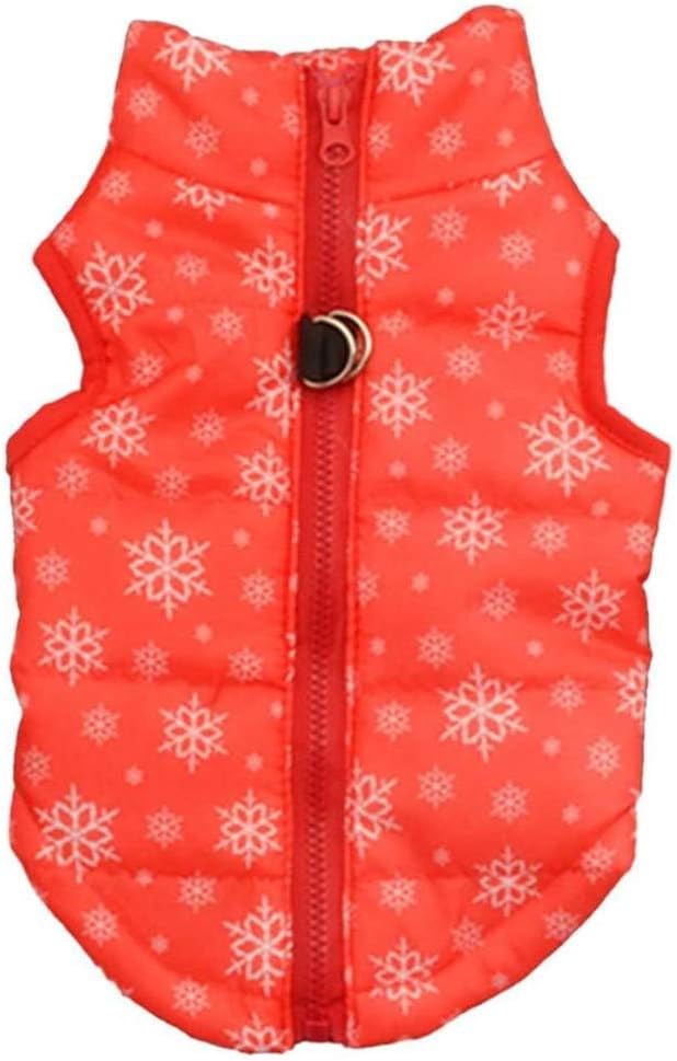 Pet's Cute Outfit Doggie Cold Weather Coat Small Dogs Warm Garment Winter Apparels Puppy Clothes