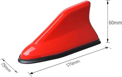 Car Shark Fin Antenna Cover for Hyundai Sonata/Tucson/Accent/Atos/Coupé/Galloper/Getz with Adhesive Tape Vehicle Shark Fin Shape Cover Roof Antenna Aerial Shell Replacement