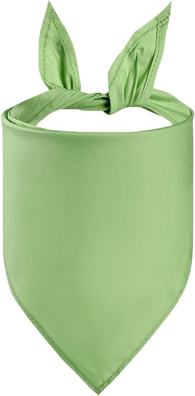 Petitebella Single Color Pet Bandana (Green, Small)