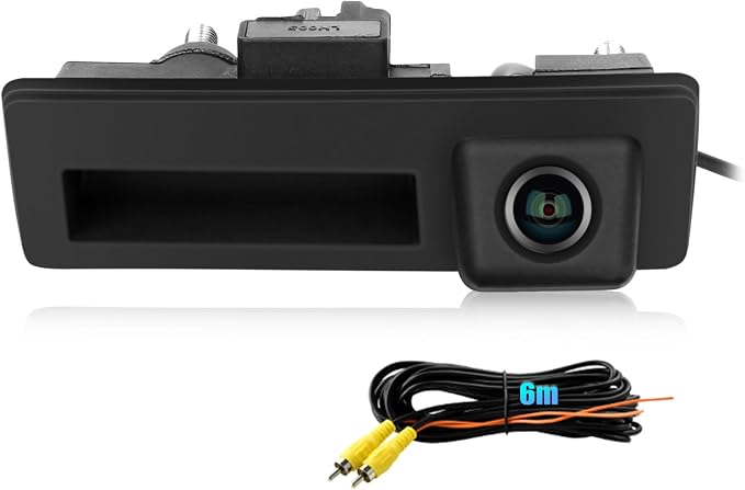 170° Car Handle Backup Camera HD Waterproof Rear View Camera Night Vision Reverse Parking Assistance for Audi A3 S3 S5 A4L A6L Q3 Q5 Q7 for VW Tiguan Passat Touareg Lavida Sagitar