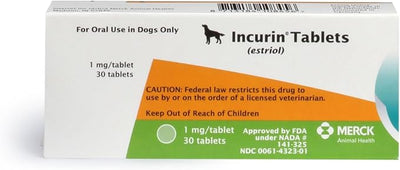 INCURIN (Estriol) Tablets for Dogs, 1-mg, 30 Tablets
