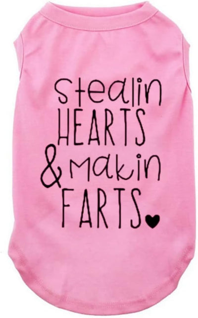 Dog Shirts for Pet Clothes Soft Breathable Puppy Shirts Pop Culture Thing 1 to Thing 9 Printed Pet T-Shirt (Pink, X-Small)