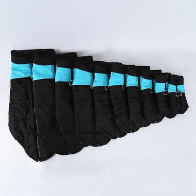 Winter Waterproof Windproof Dog Jacket - Warm Vest Coat for Small & Medium Dogs - Not Suitable for Big Dogs C-Blue Medium