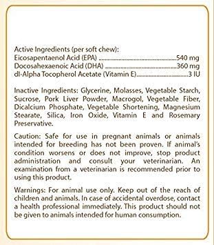 Healthy Breeds Skye Terrier Omega HP Fatty Acid Skin and Coat Support Soft Chews 90 Count