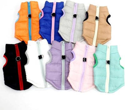 Winter Waterproof Windproof Vest Coat for Small Medium Dogs - Warm Jacket for Cold Weather (Not Suitable for Big Dogs) X-Pink XL