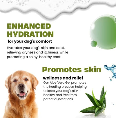 Raslok Aloe Vera Gel for Dog (Canine) 99% Natural, Hydrating Skin & Coat Care – Free from Paraben, Alcohol, Fragrance & Color – 220gm (7.7oz)