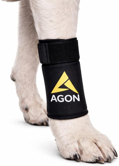Agon® Dog Canine Front Leg Brace Paw Compression Wraps with Protects Wounds Brace Heals and Prevents Injuries and Sprains Helps with Loss of Stability Caused by Arthritis (Small/Medium)
