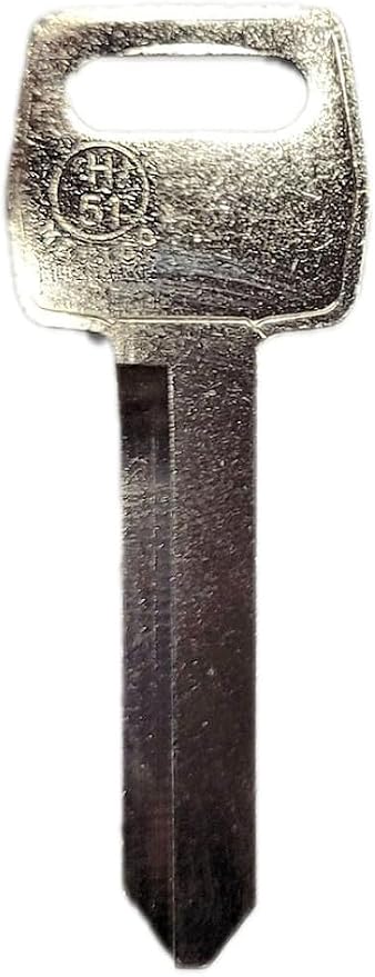 JMA FO-21DE Key blank Replacement for Ford H51 Primary (50-Pack), Nickel