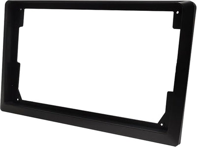10.1 to 9'' inch Car Frame Fascia Bezel Adapter for Universal 2 Dobule Din Car Radio DVD CD Stereo GPS Navigation (White)
