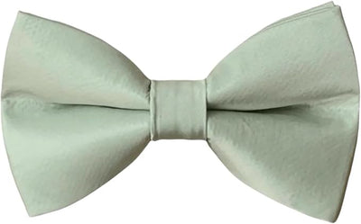 Detachable Dog Bow Tie, Slide-On Pet Bowtie for Collars, Stylish Durable Dog Lover Accessory Small, Medium & Large Dogs (Satin Sage, Large (4.5in Wide))