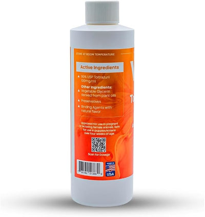 Toltrazuril 10.0% for Horses, Dogs, Cats, 240mL/8.1 Ounce, for Non-Food Chain Animals