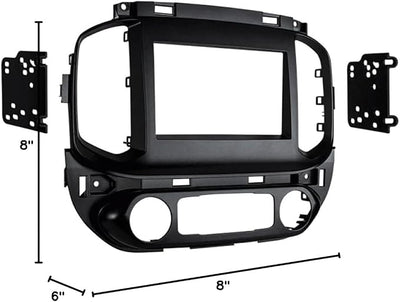 Metra 95-3016G Double Din Dash Kit for Chevy Colorado GMC Canyon 2015 - (Black)