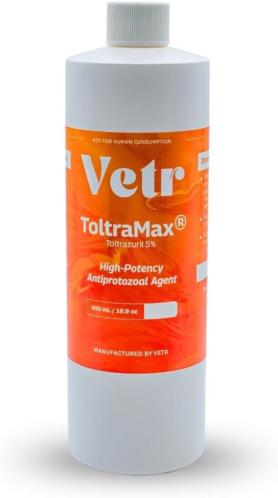 Toltrazuril 5.0% for Horses, Dogs, Cats, 500mL/16.9 Ounce, for Non-Food Chain Animals