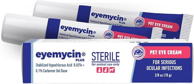 EYEMYCIN Pet Eye Health for Dogs, Cats, Cattle, Sheep, Horses, Birds and Puppies, Kitten (2 Pack)