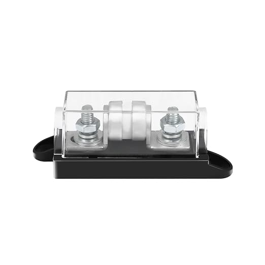 Renogy 350A Class T Fuse Holder 250V AC/DC Fuse Block for Inverter and High- Power Appliances in Marine Boats, Cars, Trucks, RVs