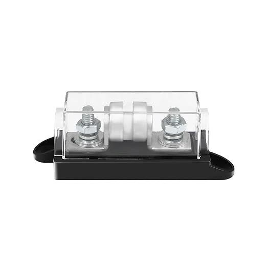 Renogy 150A Class T Fuse Holder 250V AC/DC Fuse Block for Inverter and High- Power Appliances in Marine Boats, Cars, Trucks, RVs