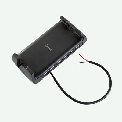 SCANSTRUT Active 15W Waterproof Wireless Charger Mount, IPX6 Rated, 12/24V Qi Fast Charging Phone Holder for Boats, RVs & ATVs, One-Hand Docking, Secure Grip, Universal Compatibility