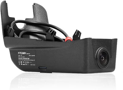 Fitcamx 2K Dual Dash Cam Suitable for Volvo XC40 T4 T5 (Model A), OEM Factory Style, Front 1440P+Rear 1080P HD Video, Loop Recording, WiFi & APP, Gravity Sensor, Easy to Use, 64GB Card