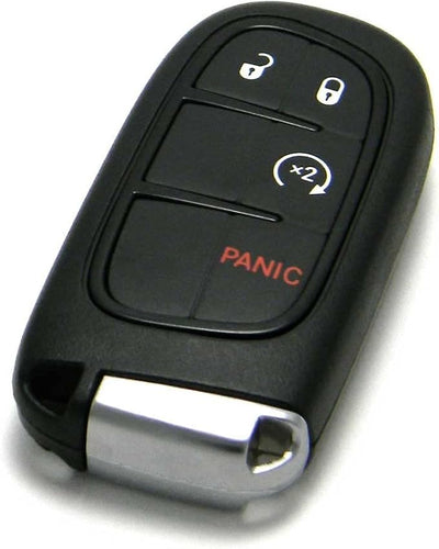 OEM Electronic 4-Button Smart Key Fob Remote Compatible with 2013-2018 RAM Truck (FCC ID: GQ4-54T, P/N: 56046956)