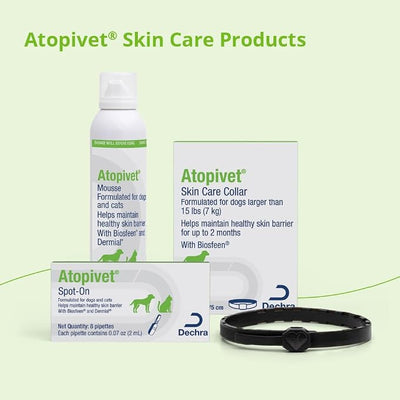 Atopivet Skin Care Spot-On for Dogs and Cats, 8 x 2 mL Pipettes