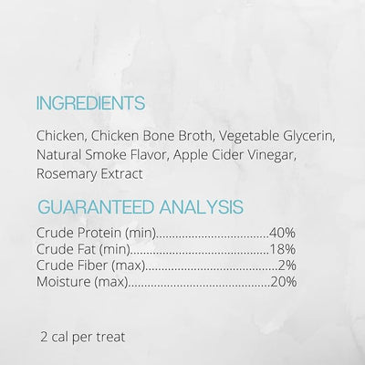 Farmland Traditions Tiny Loves Jerky Trainer Treats for Dogs w/Bone Broth (Chicken, 16 oz.)