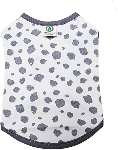Organic Cotton Dog Clothes – Babywear-Grade Shirt for Sensitive Skin | Made in Korea (Large, Leopard)