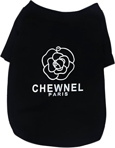 Luxury Designer Dog T Shirt – Cute Puppy Clothes for Small Dogs, Fashion Pet Tee Outfit for French Bulldogs & Chihuahuas, Everything Chic Dog Apparel