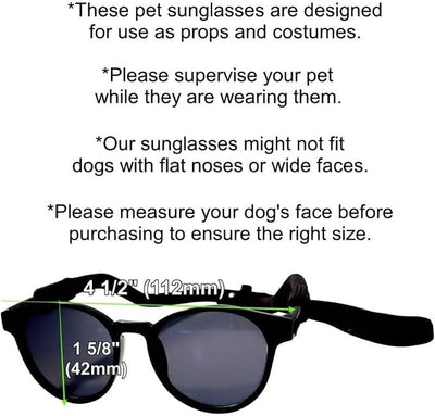 G006 Dog Pet Retro 80s Costume Sunglasses for Small Breed (Panto Pink-Pink Mirror)