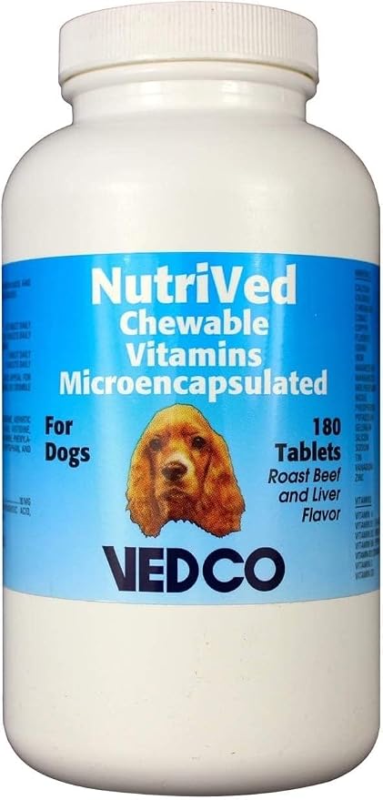 Vedco NutriVed Chewable Vitamins for Dogs 180 Tablets