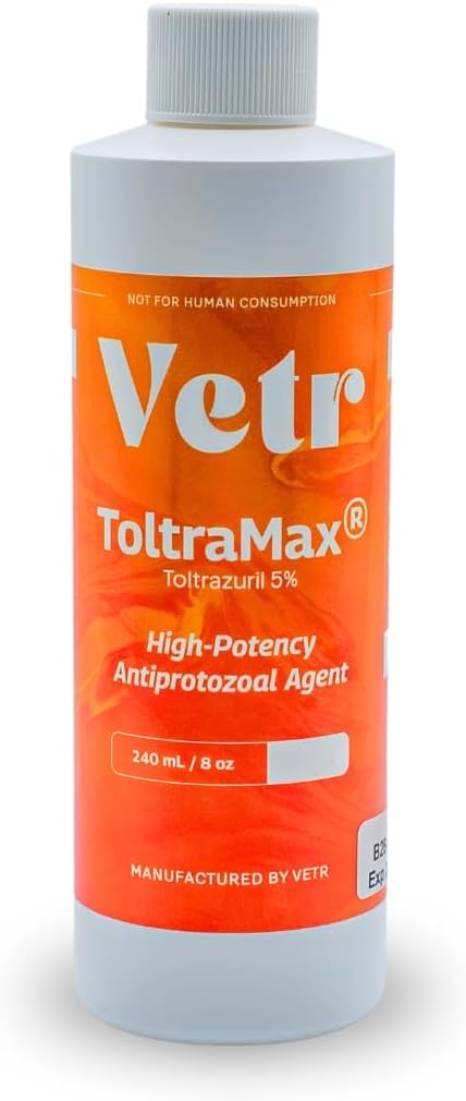 Toltrazuril 5.0% for Horses, Dogs, Cats, 240mL/8.1 Ounce, for Non-Food Chain Animals