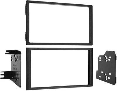 Metra 95-7861 Double DIN Installation Dash Kit for 2003-2008 Honda Pilot & Metra 70-1721 Wiring Harness for 1998-2013 Acura/Suzuki/Honda Vehicles