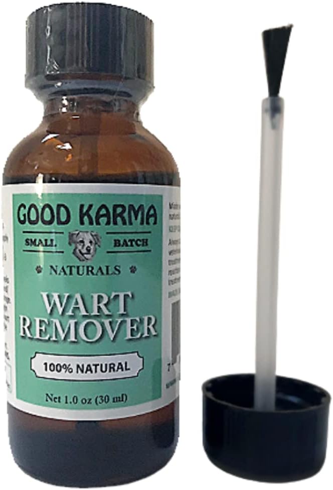 Dog Wart Remover (30ml) All Natural Painless Dog Warts Removal Treatment Skin Tag & Wart Remover for Dogs 1oz