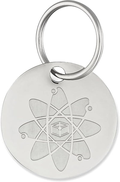 Shield Tag - Natural Flea & Tick Repellent Collar Tag for Dogs & Cats - Waterproof, Lasts 12 Months - Stainless Steel Pendant - Small Tag (<10 Lbs)