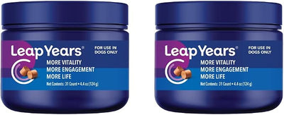 Soft Chew, Dog Supplement for Brain, Heart & Muscle Health, Large Breed | 62 Chews, Large Dog 1 Month Supply (2-Pack), Supports Longevity, Veterinarian-Formulated with NAD+ & Senolytic